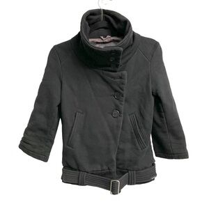 ARITIZA Community Black Asymmetrical Moto Jacket XS